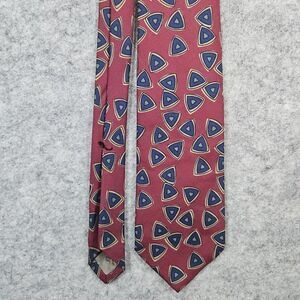 Robert Talbott Studio Bullocks‎ Wilshire Silk Neck Tie Geometric 59x3.5 Inches